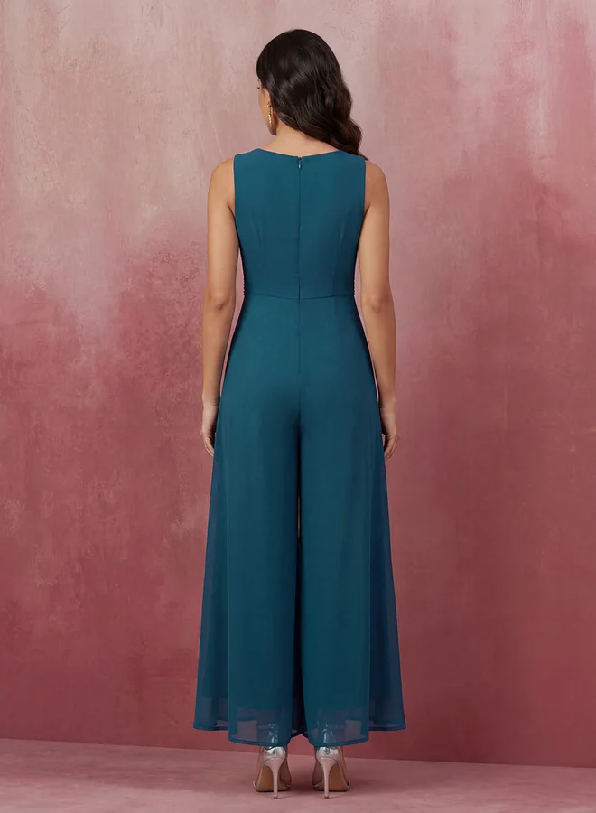 جلو باص جمبسوت احتفالي جورجيت بتفاصيل مطرزة